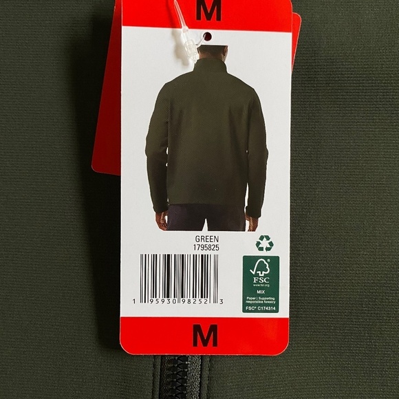 32 Degrees Heat Men's Full Zip Jacket, Olive Green, Medium NWT - Picture 6 of 16